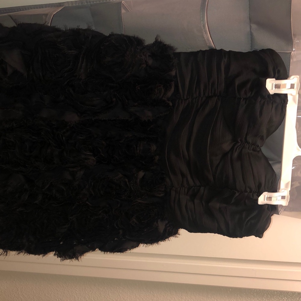 Black Strapless Formal Dress